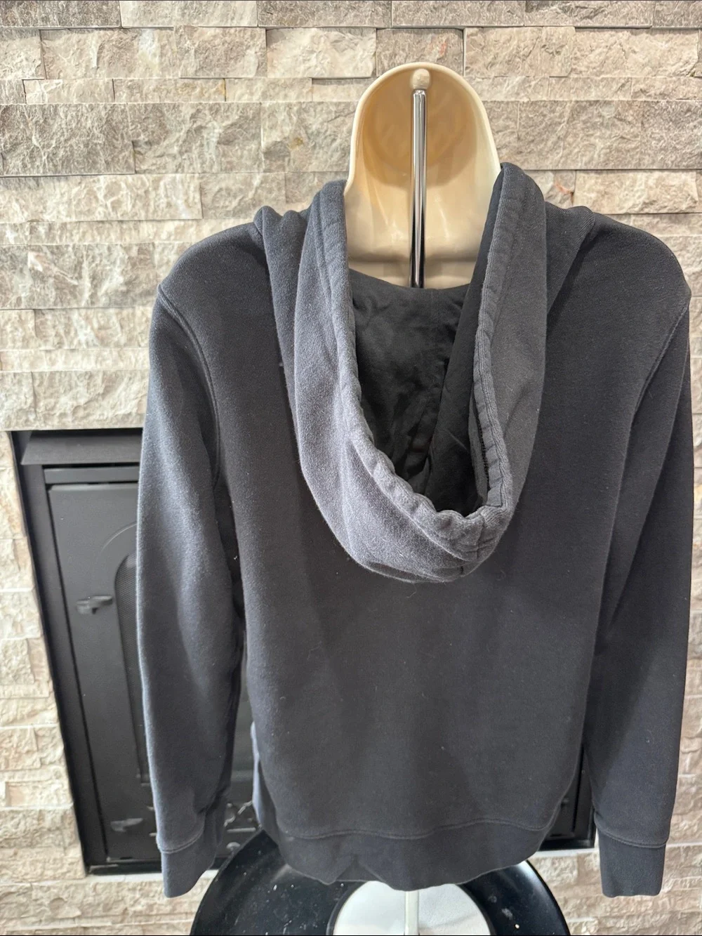 Adidas Black Pullover with White Trefoil Logo